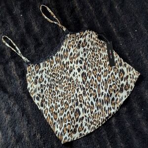 New Moa Moa leopard print camisole top